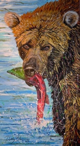 grizzly painting