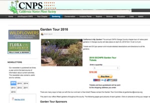 OCCNPS Garden Tour registration